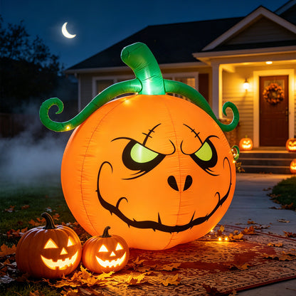 5FT Grumpy Pumpkin Halloween Inflatable