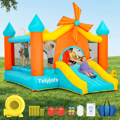 Windmill Adventure Multi-Activity Bounce House
