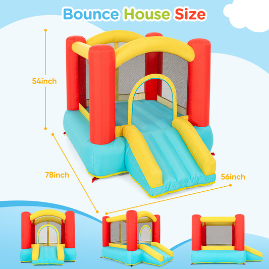 Mini Toddler Bounce House with Slide