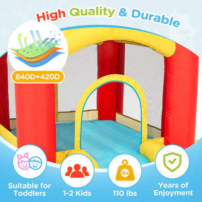 Mini Toddler Bounce House with Slide