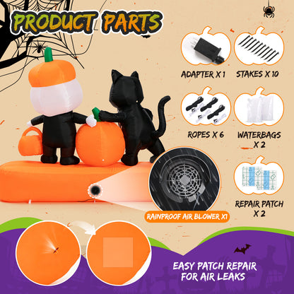 7FT Trick-or-Go Squad Halloween Inflatable