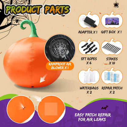 10FT Giant Jack-o'-Lantern Halloween Inflatable