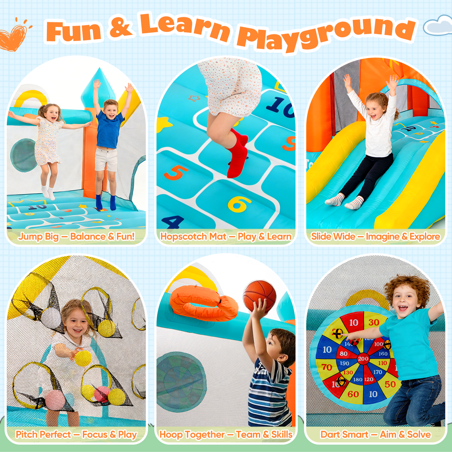 Windmill Adventure Multi-Activity Bounce House