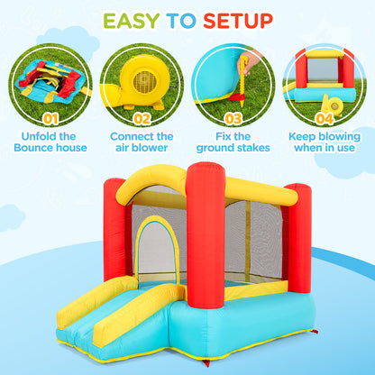 Mini Toddler Bounce House with Slide