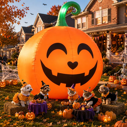 10FT Giant Jack-o'-Lantern Halloween Inflatable