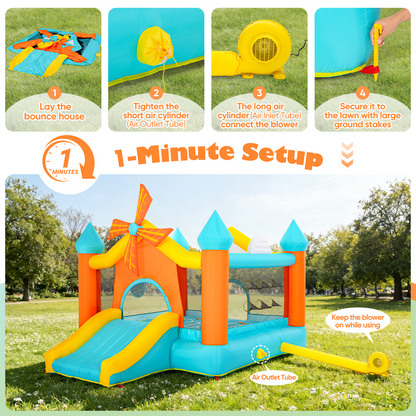 Windmill Adventure Multi-Activity Bounce House