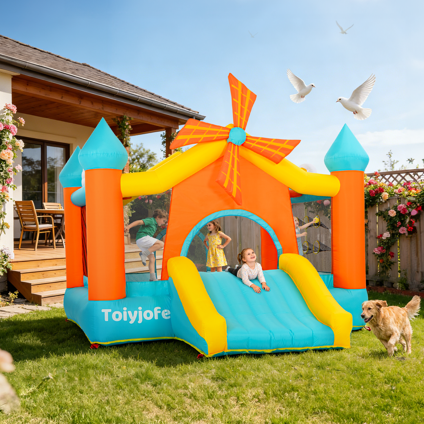 Windmill Adventure Multi-Activity Bounce House